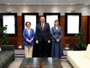 L'Ambasciatore di Monaco in Spagna Catherine Fautrier in visita nel Principato delle Asturie