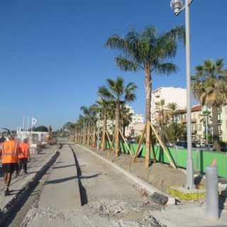 I "lavori" sulla Promenade