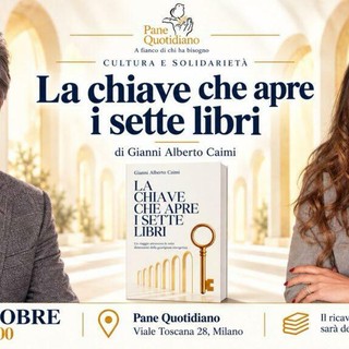 “La chiave che apre i sette libri”: a Milano la presentazione del libro di Gianni Alberto Caimi “La chiave che apre i sette libri”: a Milano la presentazione del libro di Gianni Alberto Caimi