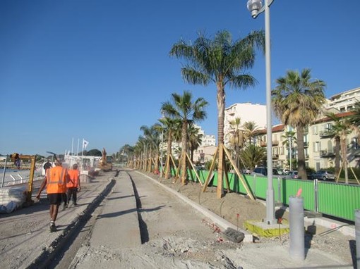 I "lavori" sulla Promenade