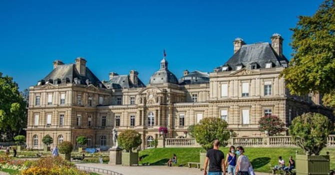 Le palais du Luxembourg, sede del Senato francese Le palais du Luxembourg, sede del Senato francese