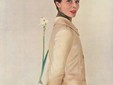 Bettina Graziani en Christian Dior Photographie publiée en couverture du Nouveau Femina, n°12, mars 1955 © Lionel Kazan