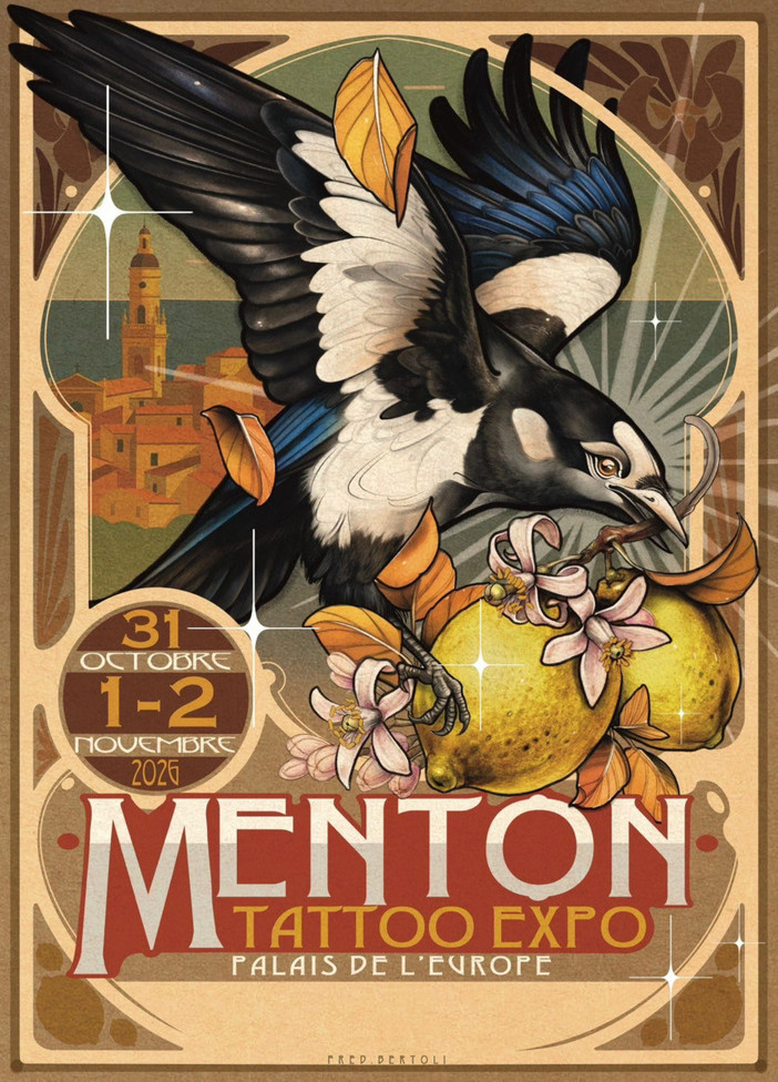 Menton Tattoo Expo 2026: oltre 100 tatuatori internazionali al Palais de l'Europe Menton Tattoo Expo 2026: oltre 100 tatuatori internazionali al Palais de l'Europe