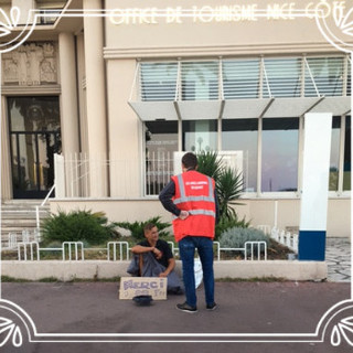 Les Anges Guardiens de Monaco ancora vitali (letteralmente) a Nizza per centinaia di senzatetto ed affamati