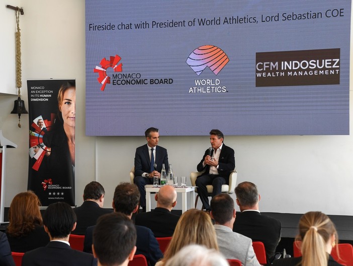 Monaco Economic Conferences, Lord Sebastian Coe: "Il successo di un'impresa si misura attraverso l'efficienza sotto pressione"