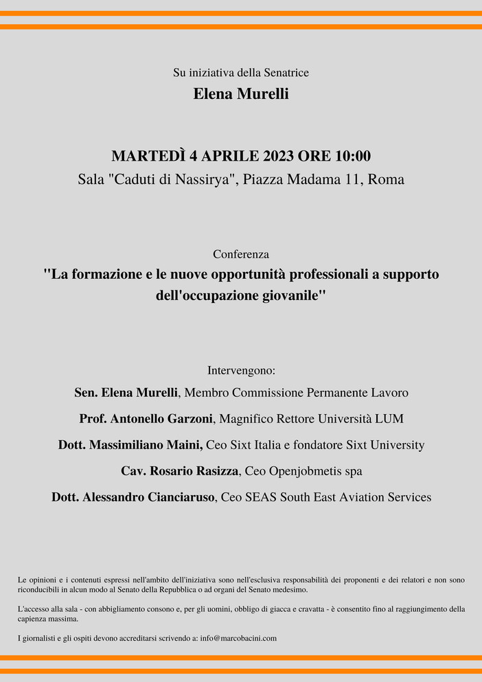 La formazione e le nuove opportunità professionali a supporto dell’occupazione giovanile La formazione e le nuove opportunità professionali a supporto dell’occupazione giovanile