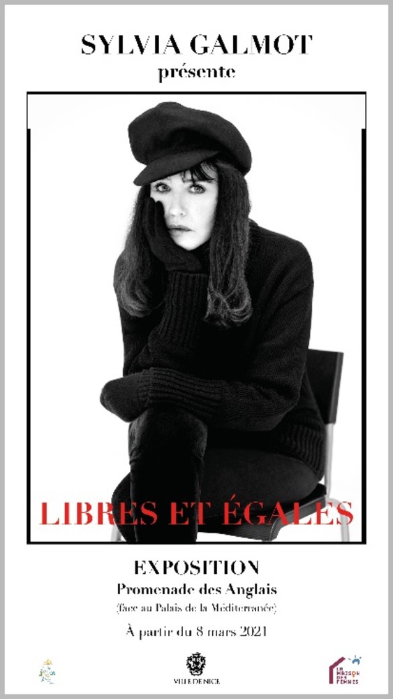 Il manifesto della mostra "Libres et égales"