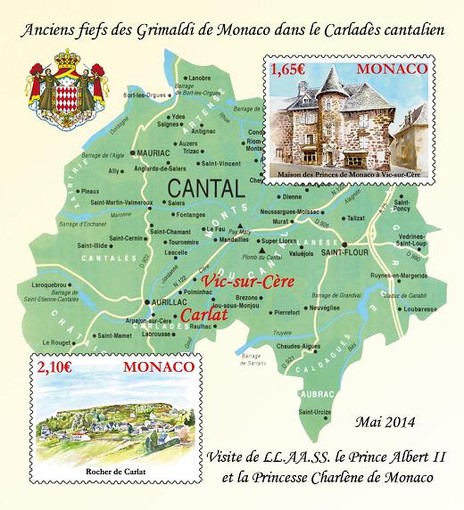 Un francobollo celebra la cessione di Montecarlo della Contea di Carladès