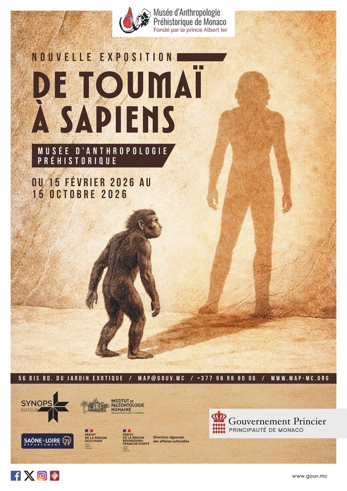 “De Toumaï à Sapiens” - visitabile fino al 15 ottobre 2026