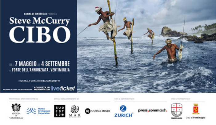Ventimiglia, visitatori da tutto i mondo per la mostra 'Cibo' di McCurry al Forte dell'Annunziata