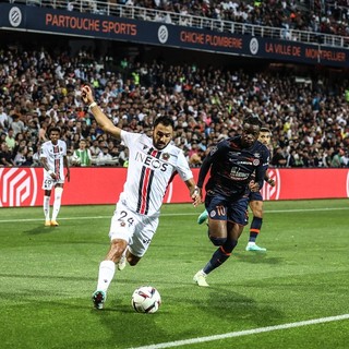 Montpellier - Nizza della scorsa giornata (foto tratta dal sito dell'OGC Nice)