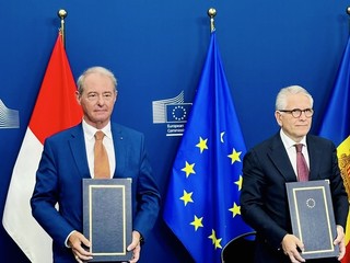 M. Pierre-André Chiappori, il Consigliere di Governo – Ministro delle Finanze e dell’Economia &amp; M. Thomas Gerassimos, Direttore Generale presso la Direzione Generale per la Fiscalità e l’Unione Doganale della Commissione Europea. ©DR