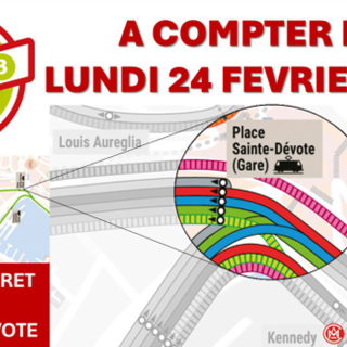 Monaco, nuova fermata "Sainte-Dévote" sulla linea di autobus Express X3