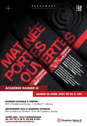 Mattinata a porte aperte all'Académie Rainier III di Monaco Mattinata a porte aperte all'Académie Rainier III di Monaco