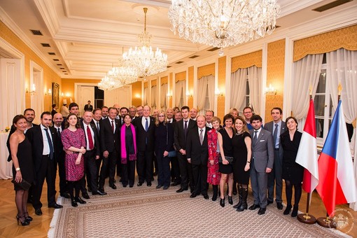 Imprenditori e Istituzioni del Principato di Monaco con Alberto II in missione economica a Praga