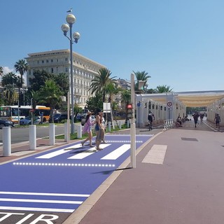 Come sarà modificata la pista ciclabile lungo la Promenade a Nizza