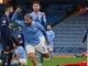 Manchester City - Olimpique Marseille una fase di gioco (Twitter)
