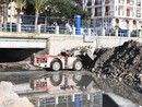 I primi lavori sul Borrigo (Foto Comune di Mentone)