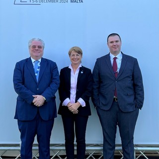 La delegazione monegasca a Malta La delegazione monegasca a Malta