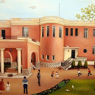 Le Musée International d’Art Naïf, Thérèse Pouget,Acrylique sur toile, 1986 ;Collection du Musée d’Art Naïf Anatole Jakovsky