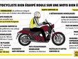 L'equipaggiamento per moto e motociclisti (foto Prefettura Alpi Marittime)