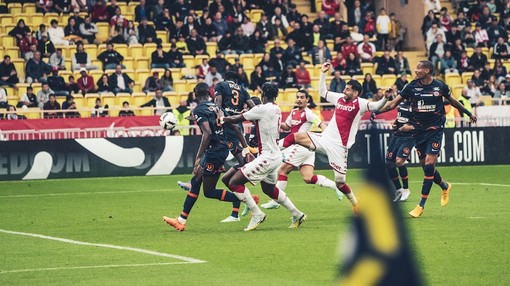 Monaco - Montpellier, una fase di gioco (Foto tratta dal sito dell'AS Monaco)