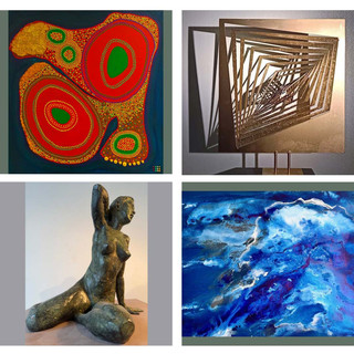 Mostra di pittura e scultura: Matière &amp; Lumière.