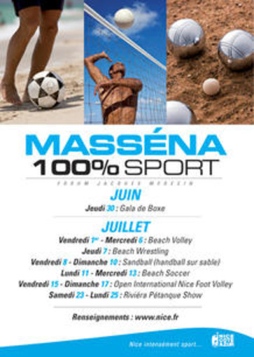 Nizza: "Massena 100% sport" ed il Forum Jacques Médecin si trasforma in arena