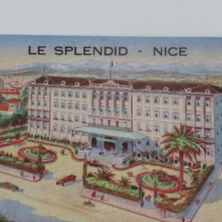 Una cartolina dell'Hotel Splendid a Nizza