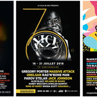 I poster che hanno fatto la storia del Nice Jazz Festival alle Puces di Nice
