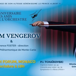 Maxim Vengerov e Lawrence Foster in concerto per il 25° anniversario degli Amici dell’Orchestre Philharmonique di Monte-Carlo (Video)