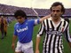 Michel Platini assieme con Diego Armando Maradona Michel Platini assieme con Diego Armando Maradona