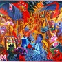 Hervé di Rosa, L'attaque de la rue du Malheur, 1984 © Adagp Paris 2026 Hervé di Rosa, L'attaque de la rue du Malheur, 1984 © Adagp Paris 2026