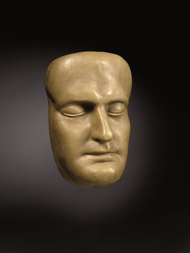 La maschera funeraria di Napoleone conservata al Musée Massena