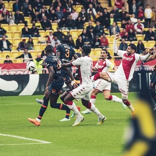 Monaco - Montpellier, una fase di gioco (Foto tratta dal sito dell'AS Monaco)