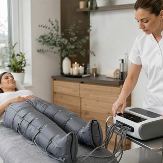 Macchinario per pressoterapia professionale, tecnologia e personalizzazione al centro dei trattamenti moderni