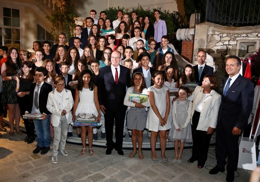 Cerimonia di consegna dei premi per il Concorso di Lingua Monegasca 2015, sono 108 gli alunni premiati