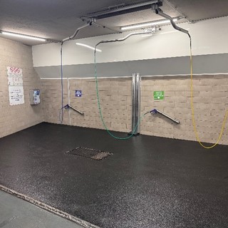 La nuova stazione di autolavaggio "biologica" dell'Eliporto