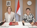Da destra a sinistra: Isabelle Rosabrunetto, Direttrice Generale del Dipartimento delle Relazioni Estere e della Cooperazione, e Mirjana Spoljaric Egger, Presidente del Comitato Internazionale della Croce Rossa (CICR). Da destra a sinistra: Isabelle Rosabrunetto, Direttrice Generale del Dipartimento delle Relazioni Estere e della Cooperazione, e Mirjana Spoljaric Egger, Presidente del Comitato Internazionale della Croce Rossa (CICR).