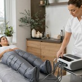 Macchinario per pressoterapia professionale, tecnologia e personalizzazione al centro dei trattamenti moderni
