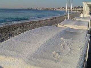 Nizza, nevicata del 2009