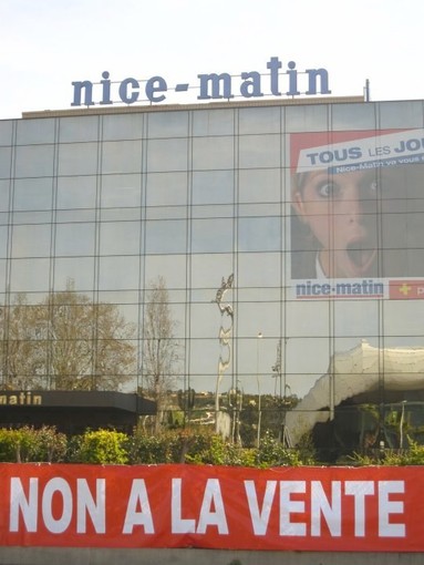 Nizza: la sede storica di Nice Matin è in vendita. La reazione dei dipendenti Nizza: la sede storica di Nice Matin è in vendita. La reazione dei dipendenti