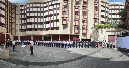 Monaco: Il nuovo insigne dei Vigili del Fuoco ufficialmente consegnato ai militari del Corpo
