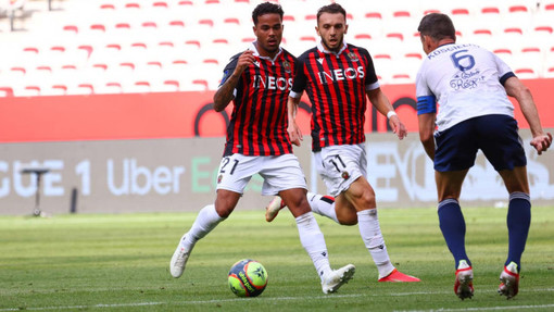 Nizza -Bordeaux, una fase di gioco (foto tratta dal sito dell'OGC Nice)