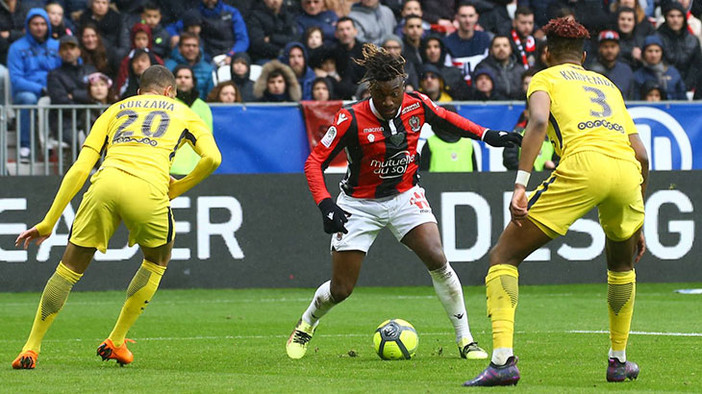 Nizza - Paris Saint Germain, una fase di gioco (foto tratta dal sito dell'OGC Nice)