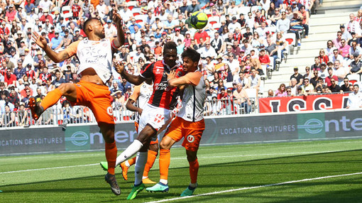 Nizza - Montpellier, una fase di gioco (foto tratta dal sito dell'OGC Nice)