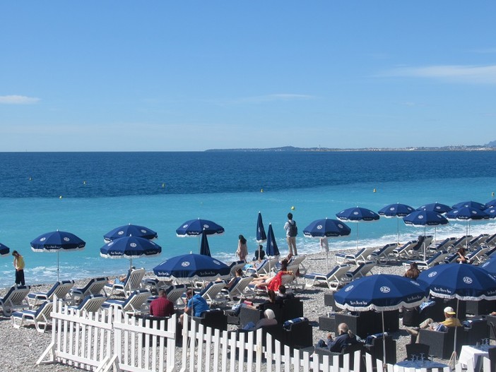 Una spiaggia di Nizza