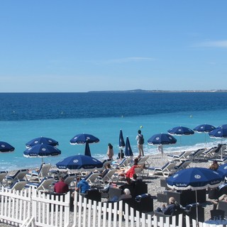 Una spiaggia di Nizza