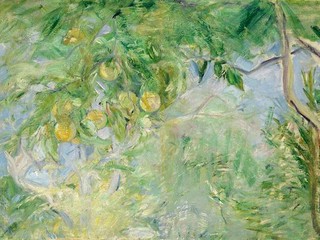 Berthe Morisot Branches d’oranger 1889 Huile sur toile, 33 × 52 cm Paris, musée Marmottan Monet, Legs Annie Rouart, Fondation Denis et Annie Rouart, 1993, ©Musée Marmottan-Monet