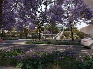 Vue Bibliothèque (c) Alexandre Chemetoff et associés